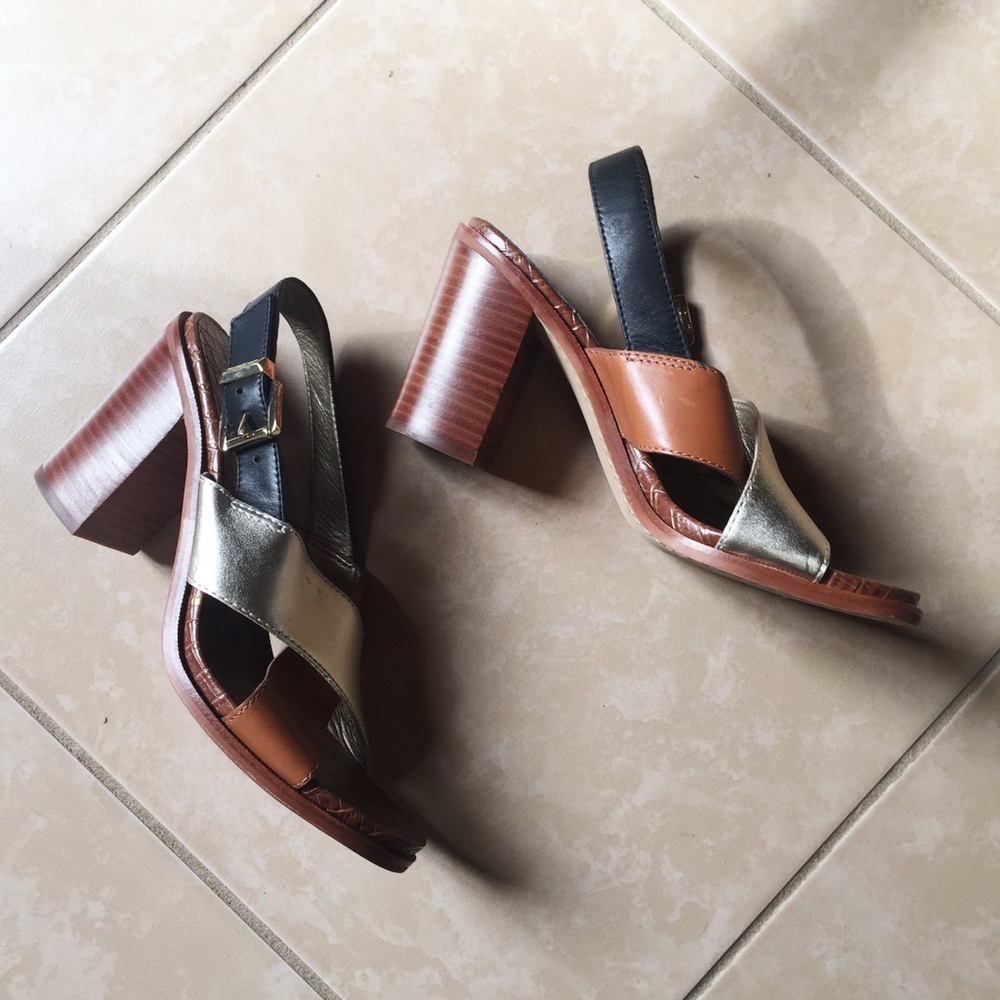 Sam Edelman • Ivy block heel leather sandals